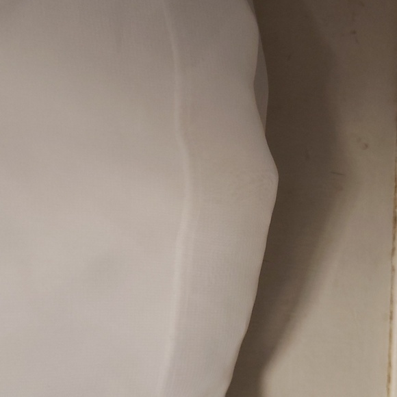 Maurices White Sheer Floral and Pearl Scoopneck Sleeveless Layered Top Xl BN - Picture 5 of 8